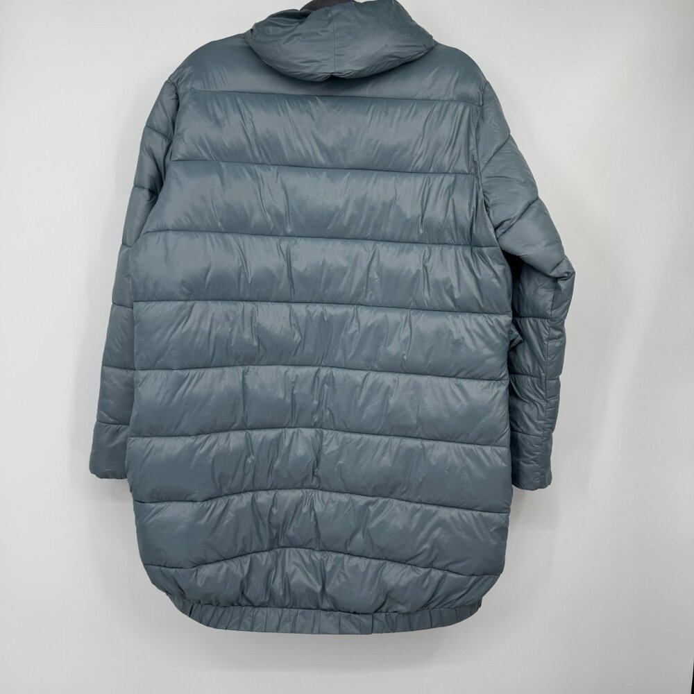 Universal Standard Kanda Puffer Coat Jacket Storm Blue size XS read - Picture 7 of 15